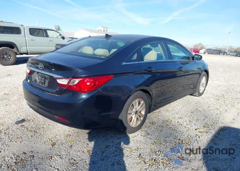 2013 Hyundai Sonata Gls z USA, uszkodzony, nr VIN 5NPEB4ACXDH741250